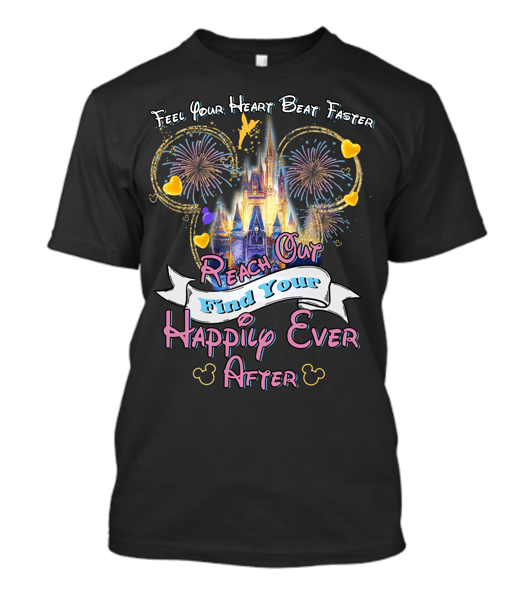 Feel Your Heart Beat Faster Reach Out Find Your Happily Ever After 50th Anniversary T-Shirt