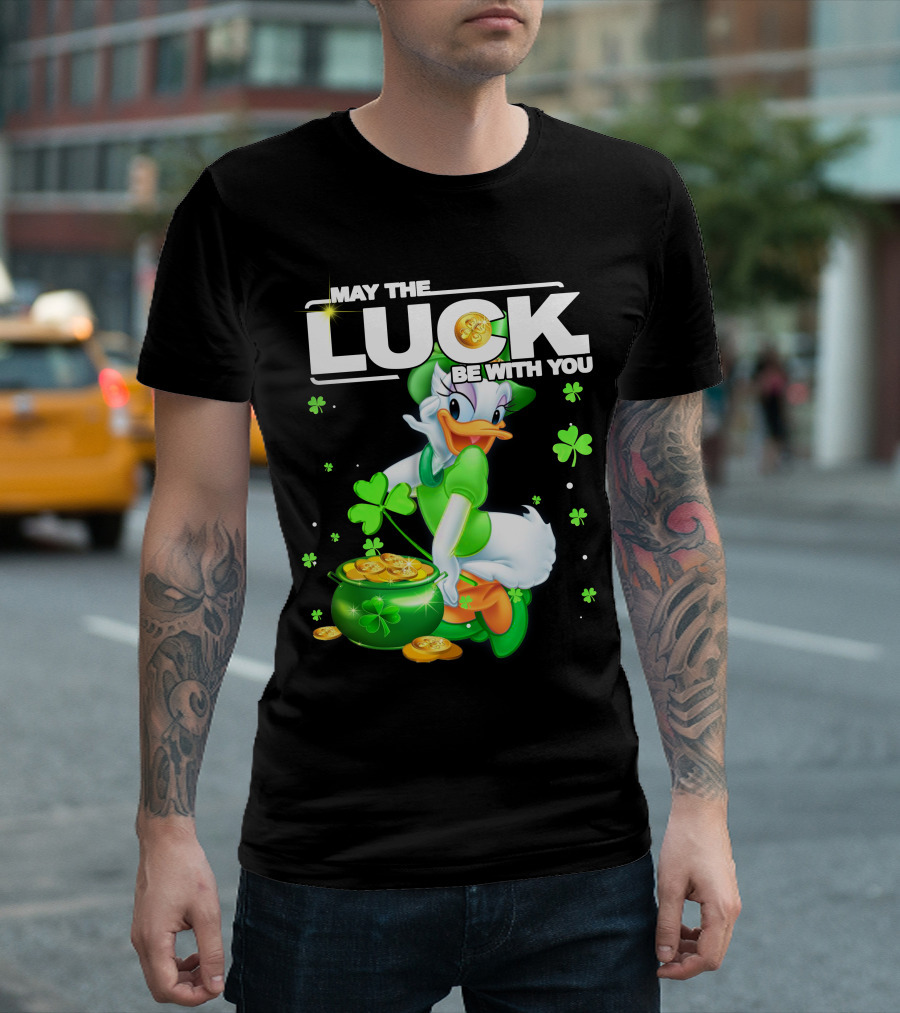 May the Luck Be With You Daisy Duck Luck T-Shirt