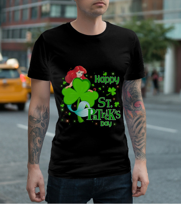 Happy St. Patrick's Day Ariel T-Shirt