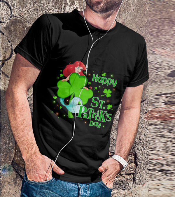 Happy St. Patrick's Day Ariel T-Shirt