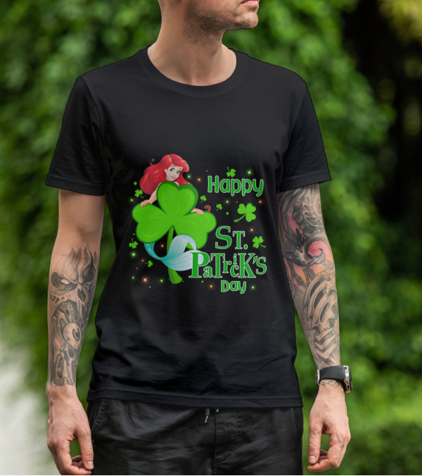 Happy St. Patrick's Day Ariel T-Shirt
