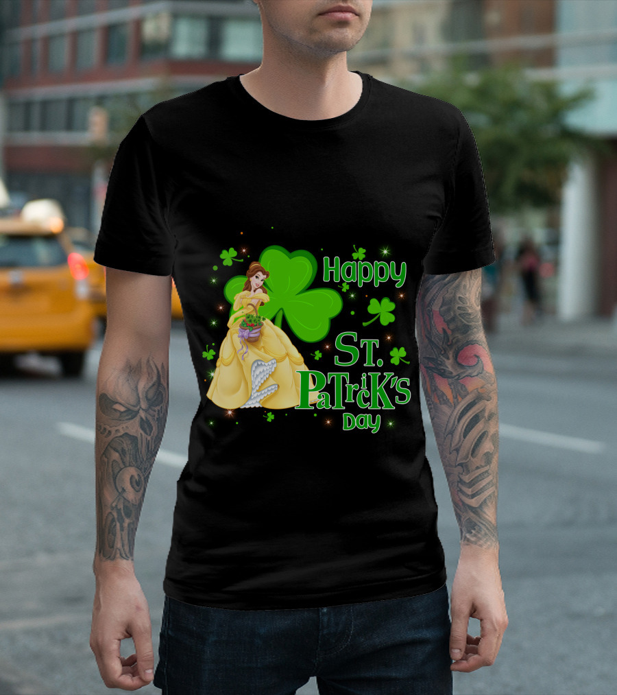 Happy St. Patrick's Day Belle Clover T-Shirt