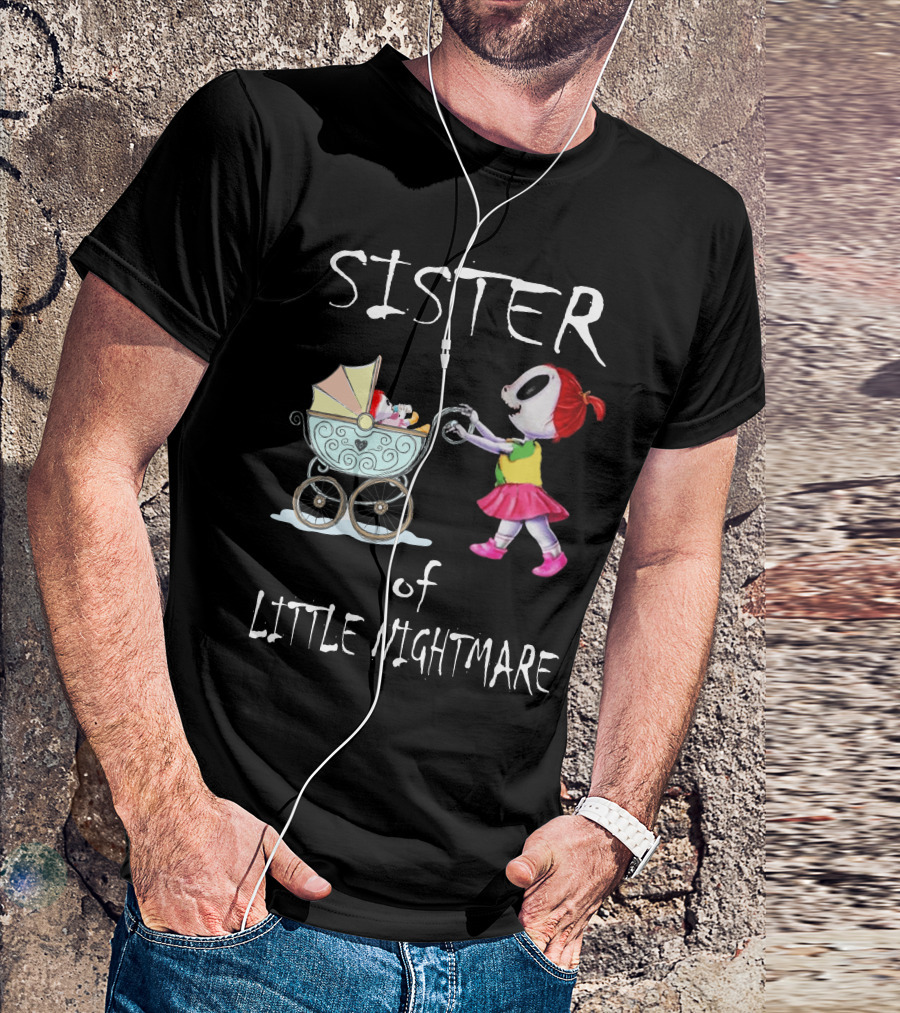 Sister Of Little Nightmare Skeleton Doll With Pram T-Shirt