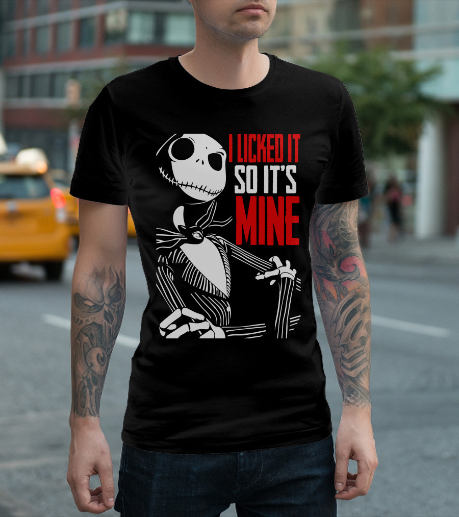 I Licked It So It's Mine Nightmare Large Character T-Shirt