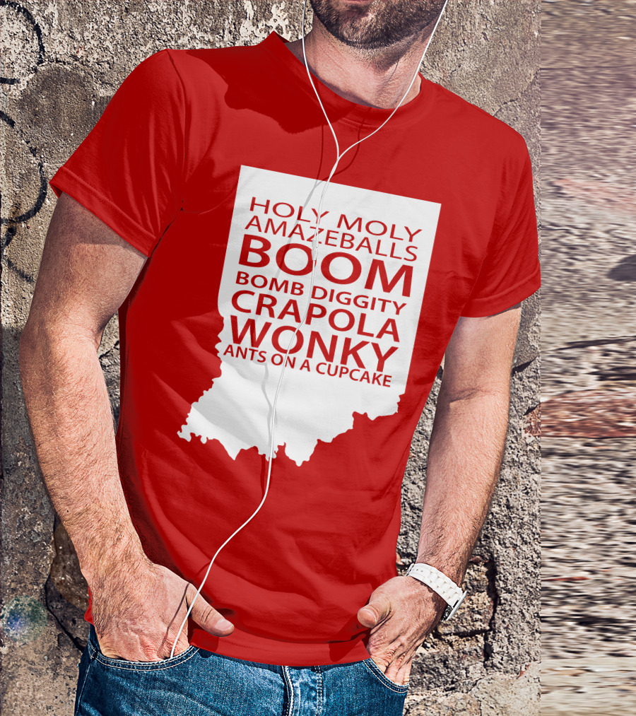Holy Moly Amazeballs Boom Bomb Diggity Crapola Wonky Ants On A Cupcake T-Shirt