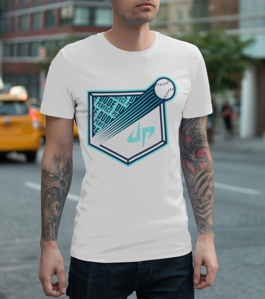 Dude Perfect DP Baseball Pocket T-Shirt