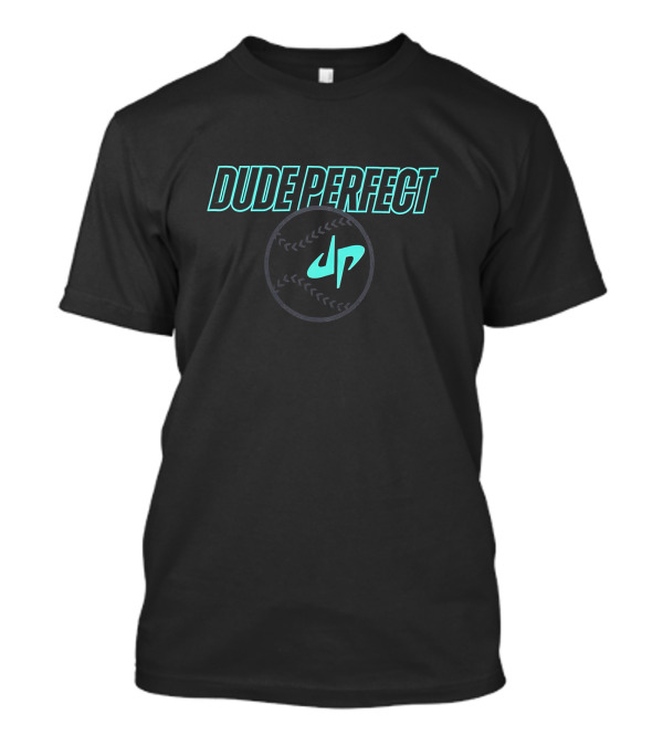 DUDE PERFECT Baseball Logo Dp T-Shirt