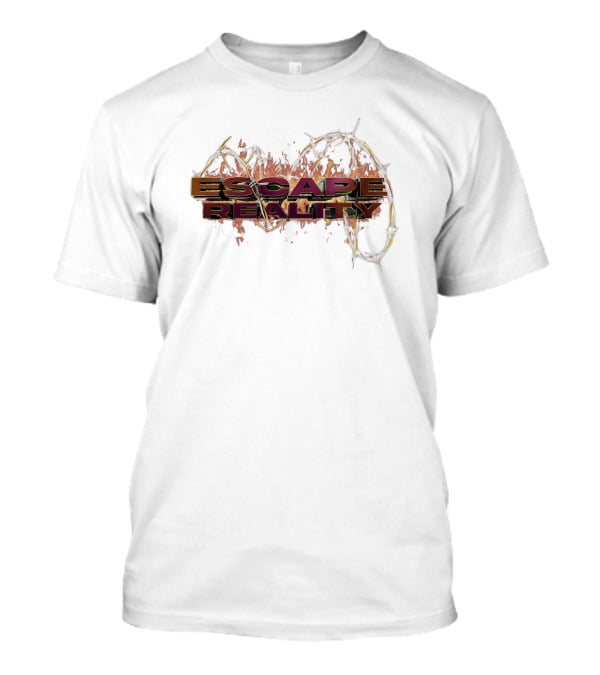 Escape Reality Barbed Wire Flames T-Shirt
