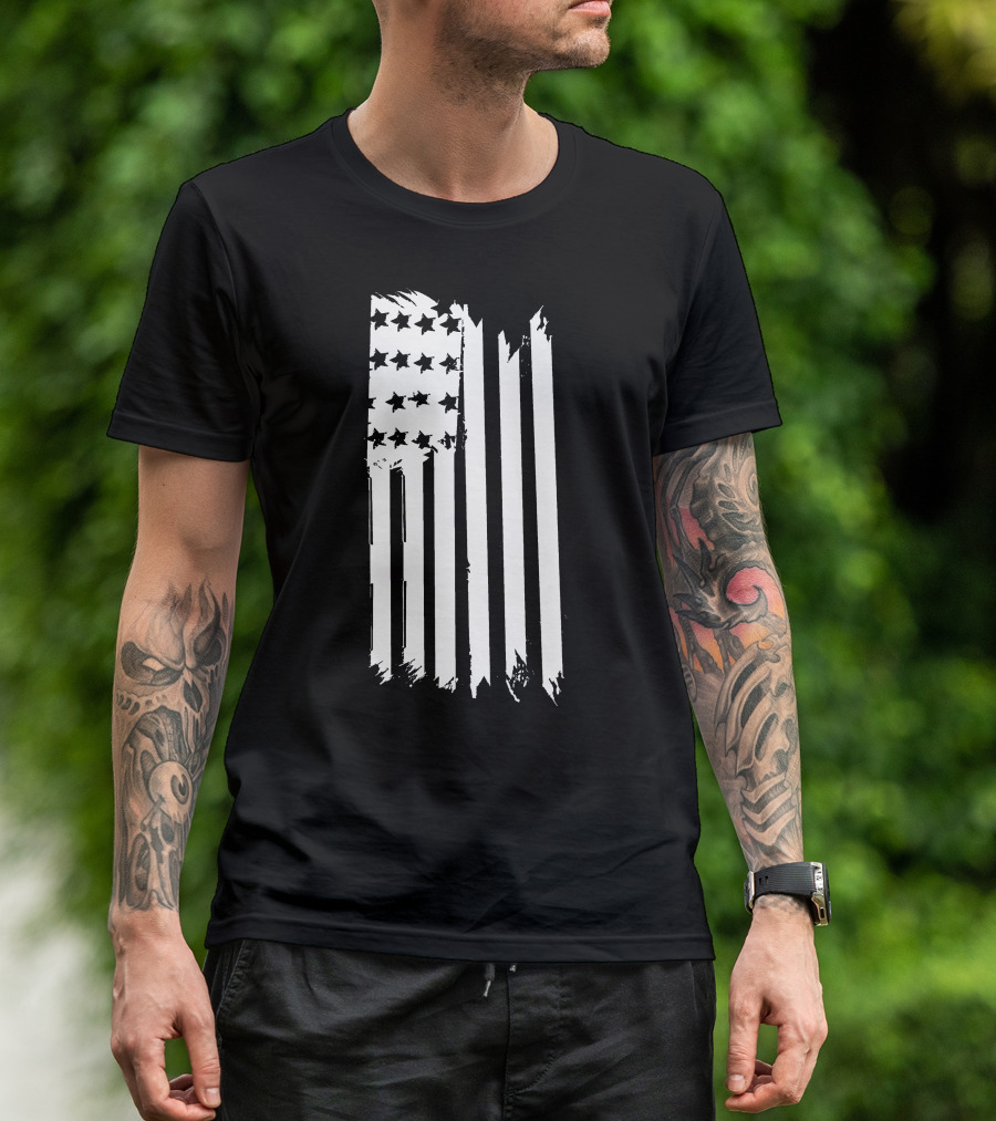 Pattymayo.tv Merch Distressed American Flag T-Shirt