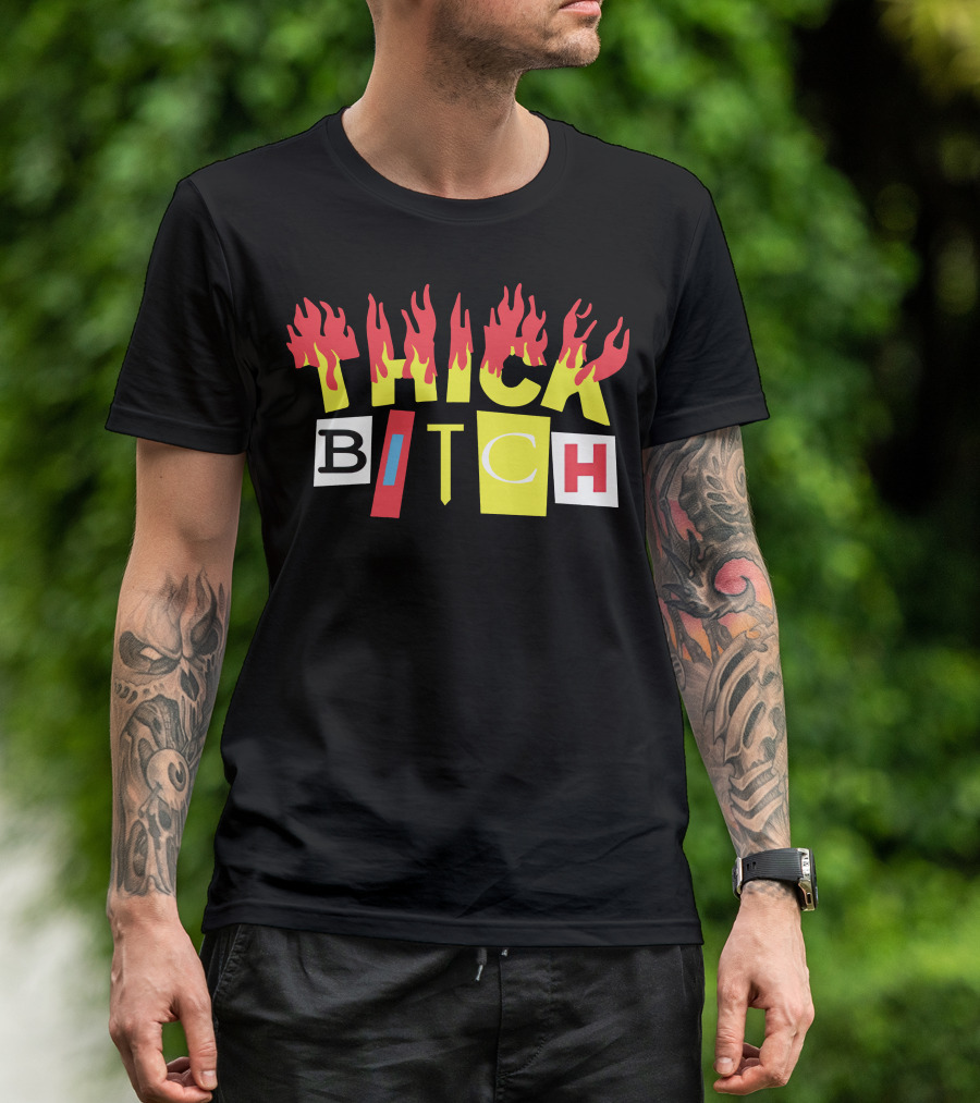 THICK BITCH Bebe Rexha Merch T-Shirt