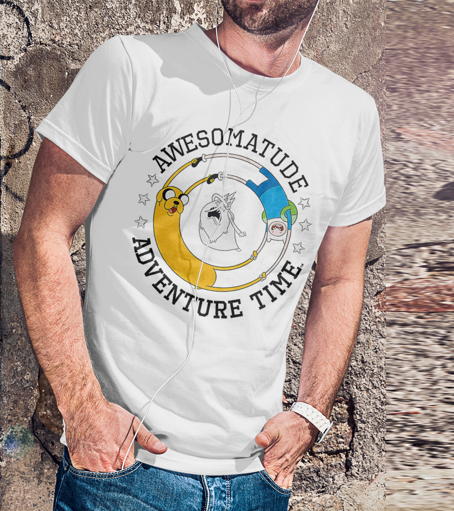 AWESOMATUDE ADVENTURE TIME T-Shirt