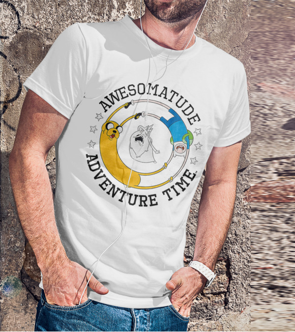 AWESOMATUDE ADVENTURE TIME T-Shirt