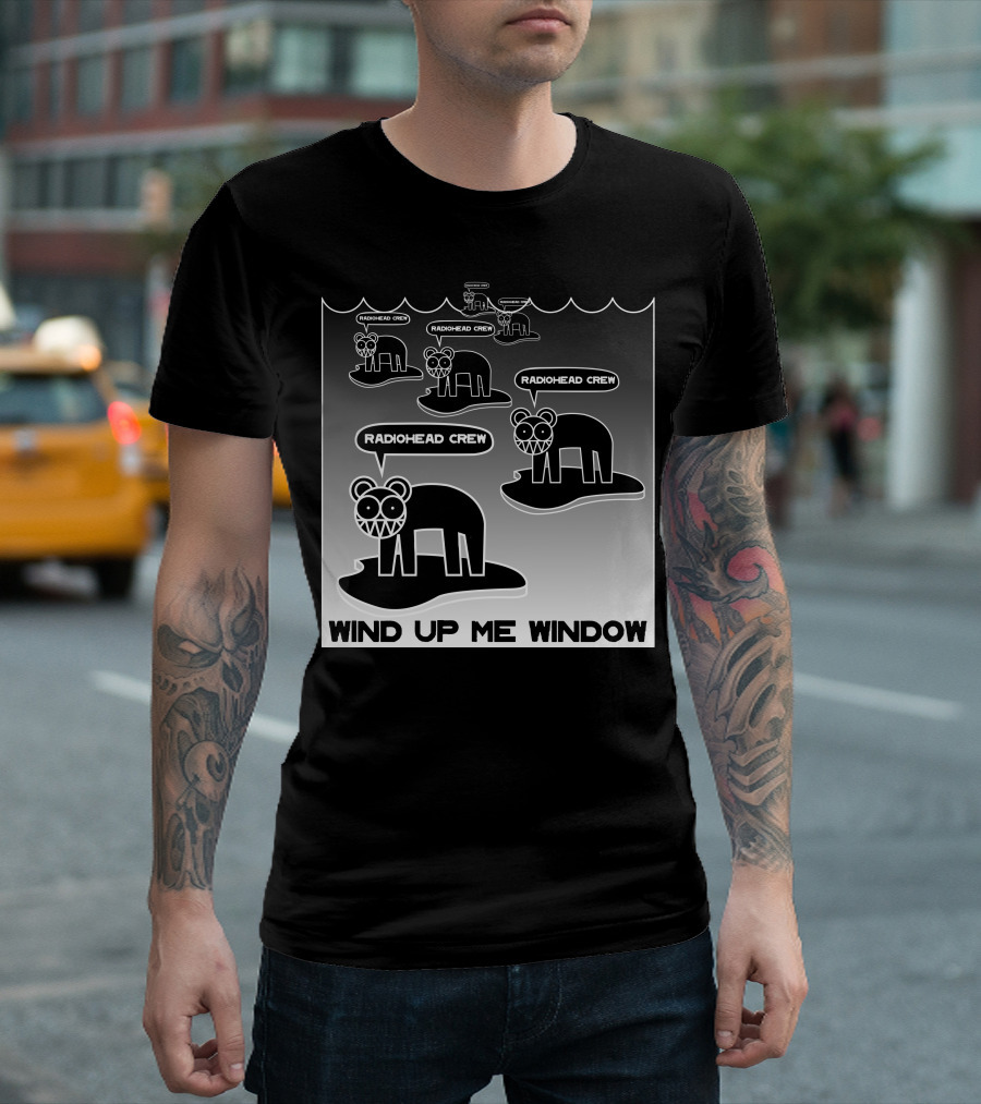 RADIOHEAD CREW WIND UP ME WINDOW T-Shirt