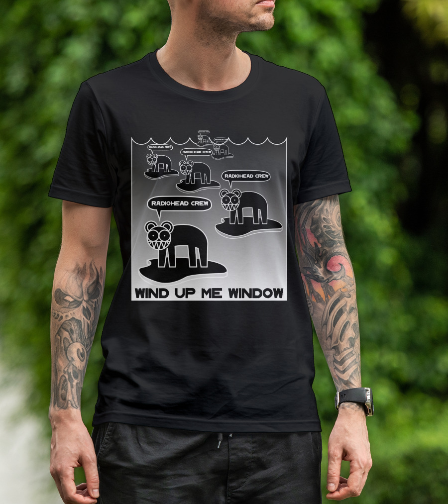 RADIOHEAD CREW WIND UP ME WINDOW T-Shirt