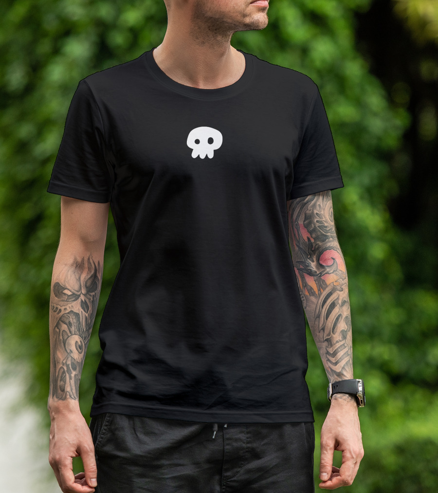 Seth Merch Skull оформление Black Top T-Shirt