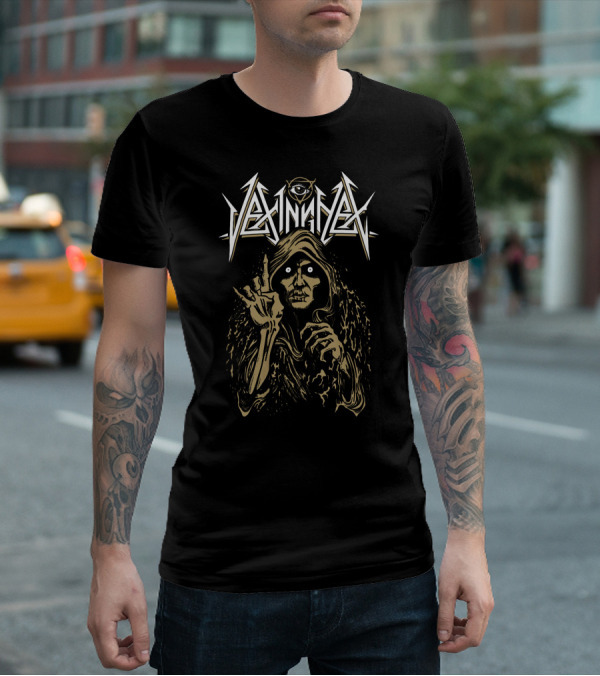 Vexinghex Third Eye Skeleton Cloaked Figure T-Shirt