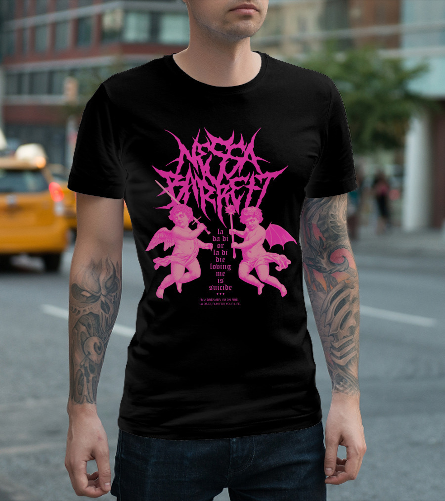 Nessa Barrett La Da Di Or La Di Die Loving Me Is Suicide Cherubs T-Shirt