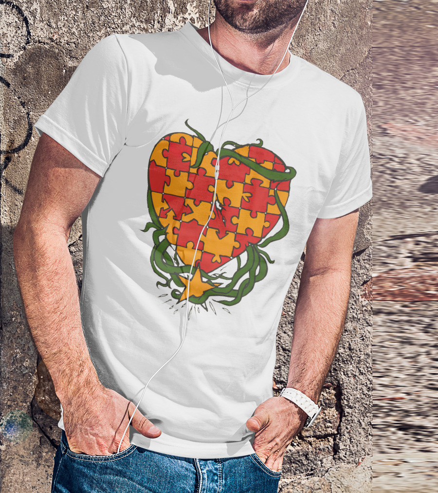 Gallery Dept Heart Puzzle And Vine T-Shirt