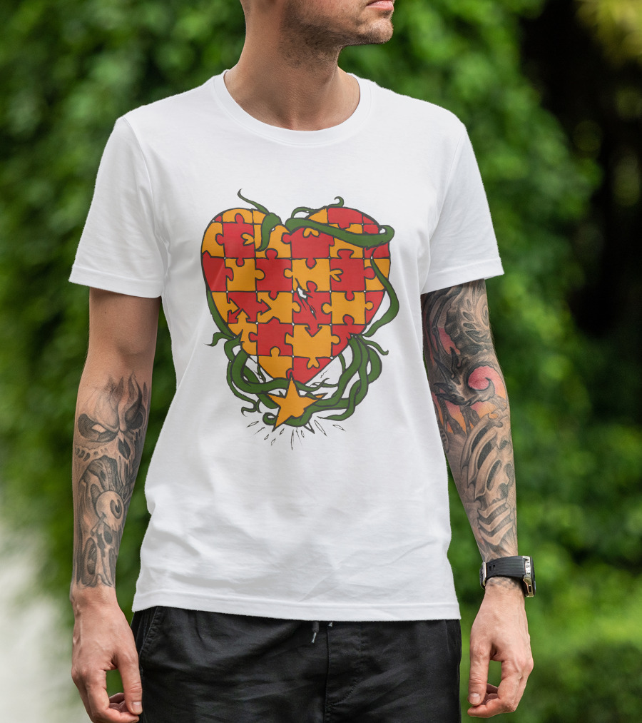 Gallery Dept Heart Puzzle And Vine T-Shirt