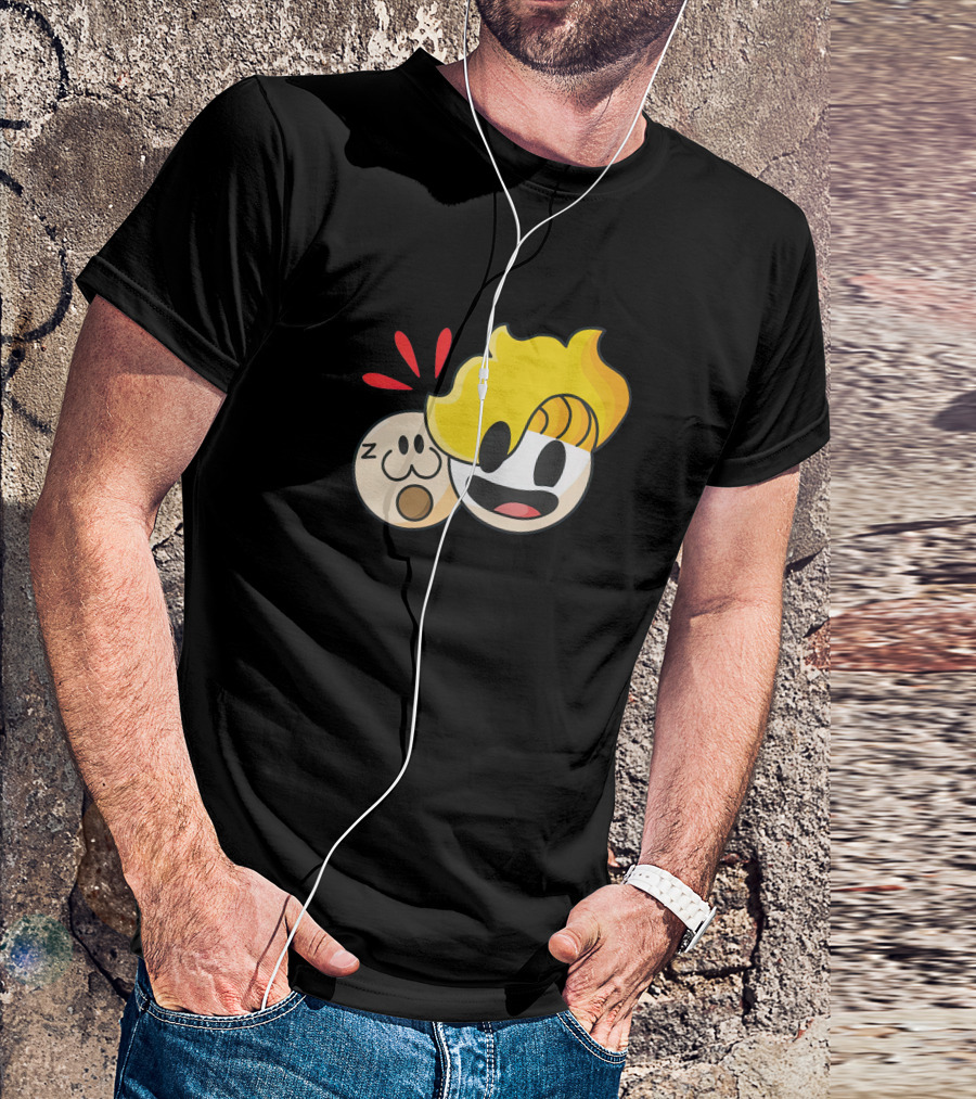 Haminations Animated Faces With Yellow Hair And Expressions T-Shirt