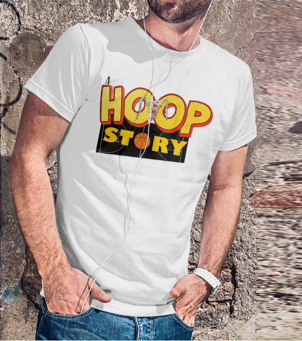 A Hoop Story Basketball Court T-Shirt