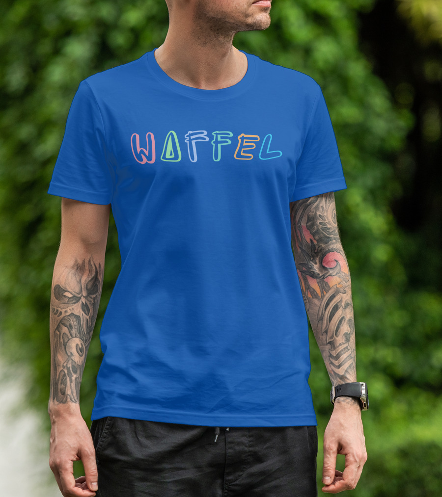 Sturmwaffel Colorful Neon Lettering T-Shirt