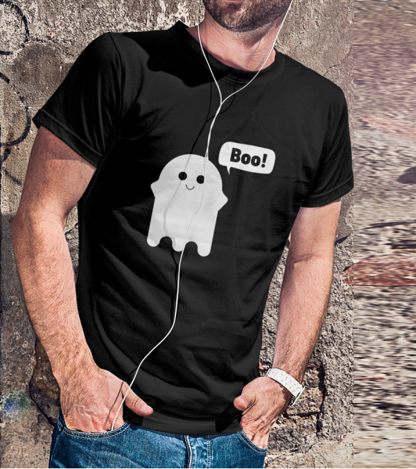 Cute Smiley Ghost Boo Edition T-Shirt