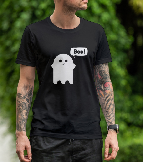 Cute Smiley Ghost Boo Edition T-Shirt