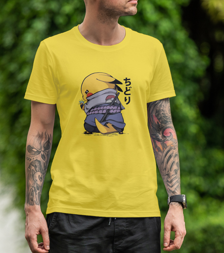 Pika Chidori Ninja Mashup For Fans T-Shirt