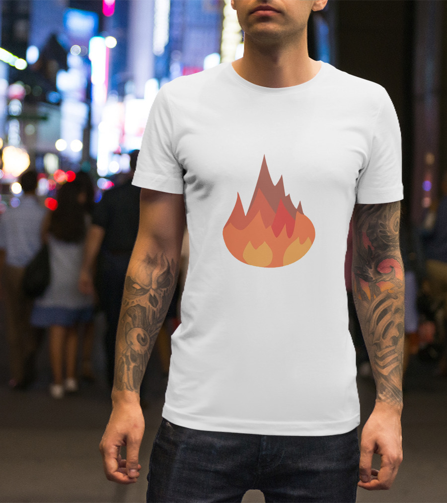 Sapnap Fire Icon Flame Symbol Gaming Merchandise T-Shirt