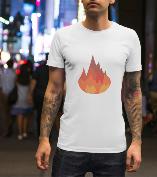Sapnap Fire Icon Flame Symbol Gaming Merchandise T-Shirt