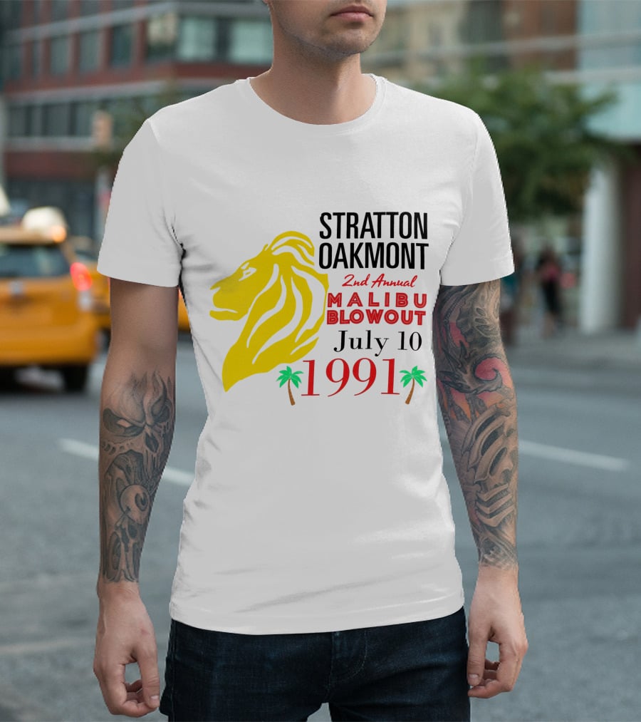 Stratton Oakmont 2nd Annual Malibu Blowout July 10 1991 T-Shirt