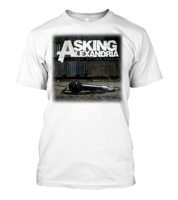 Asking Alexandria Stand Up And Scream Microphone Scene T-Shirt