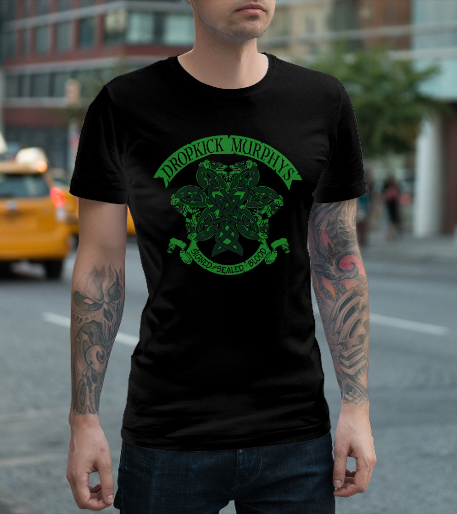 Dropkick Murphys Signed And Sealed In Blood Celtic Knot T-Shirt