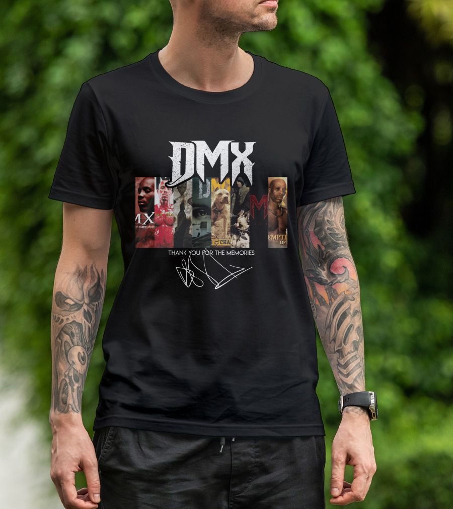 DMX Thank You For The Memories Album Covers Collage T-Shirt