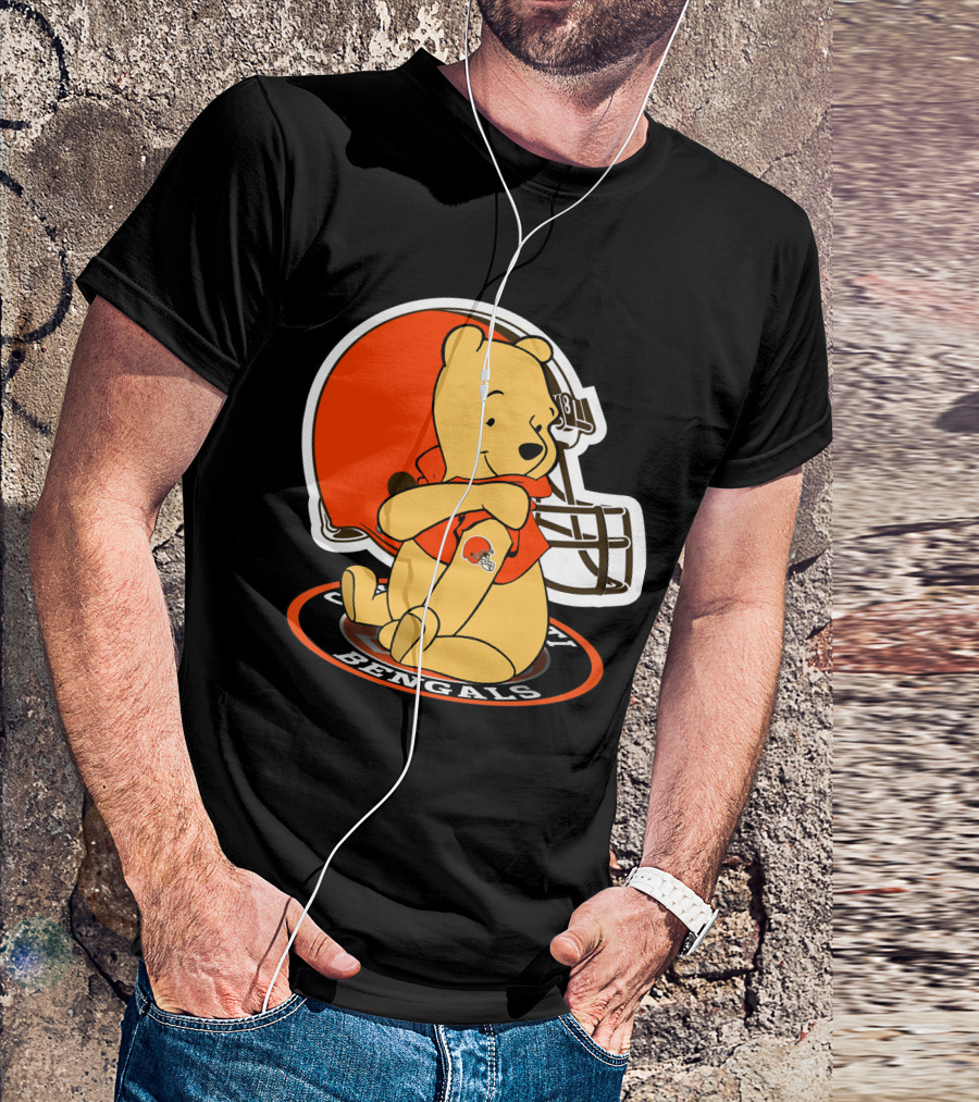 Pooh Browns Cincinnati Bengals T-Shirt