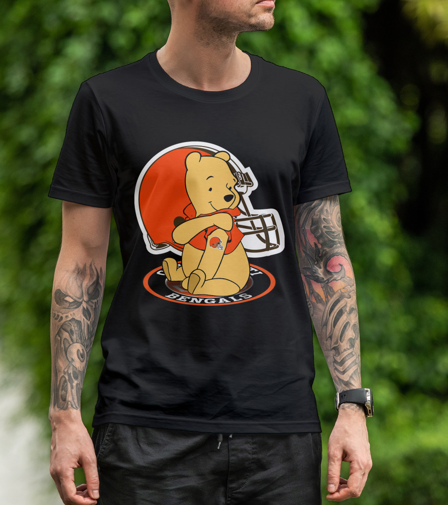 Pooh Browns Cincinnati Bengals T-Shirt