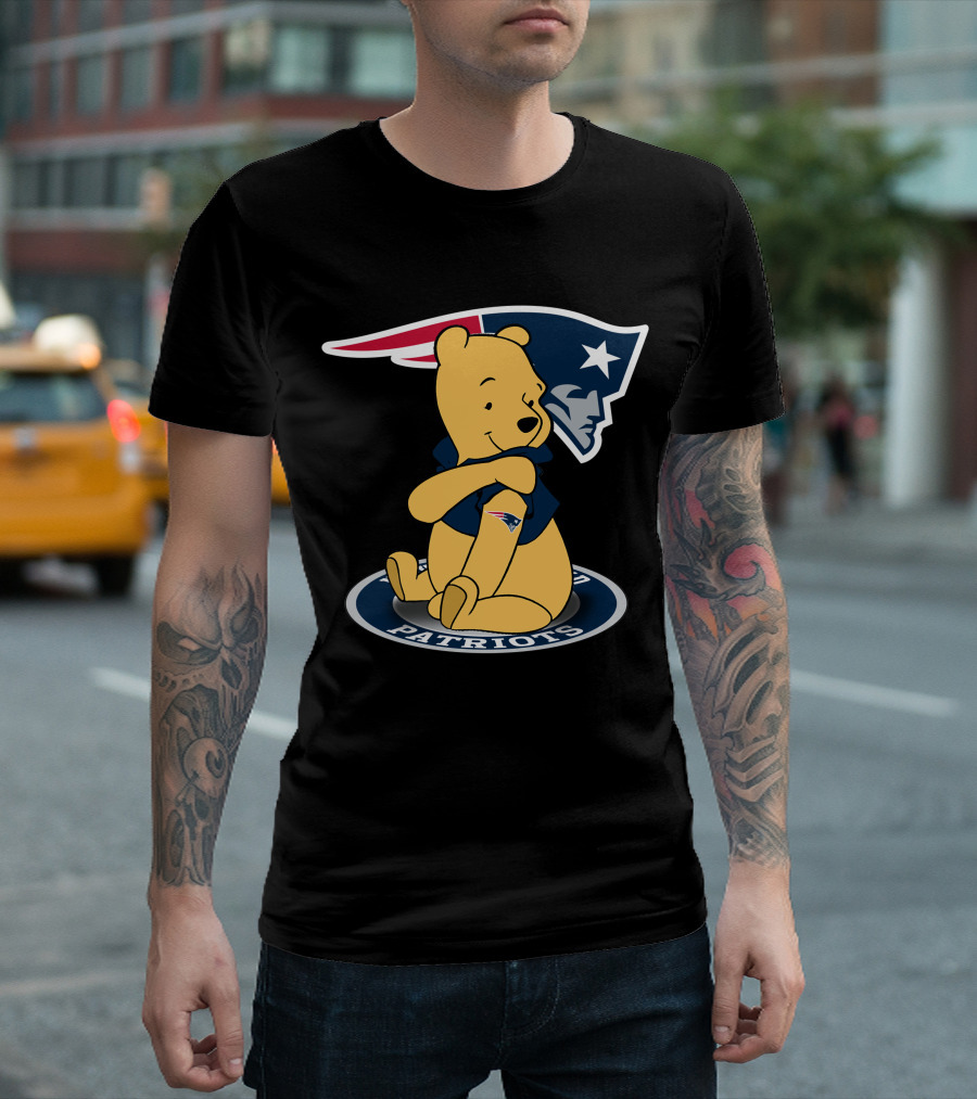 Pooh Patriots New England Crossover T-Shirt