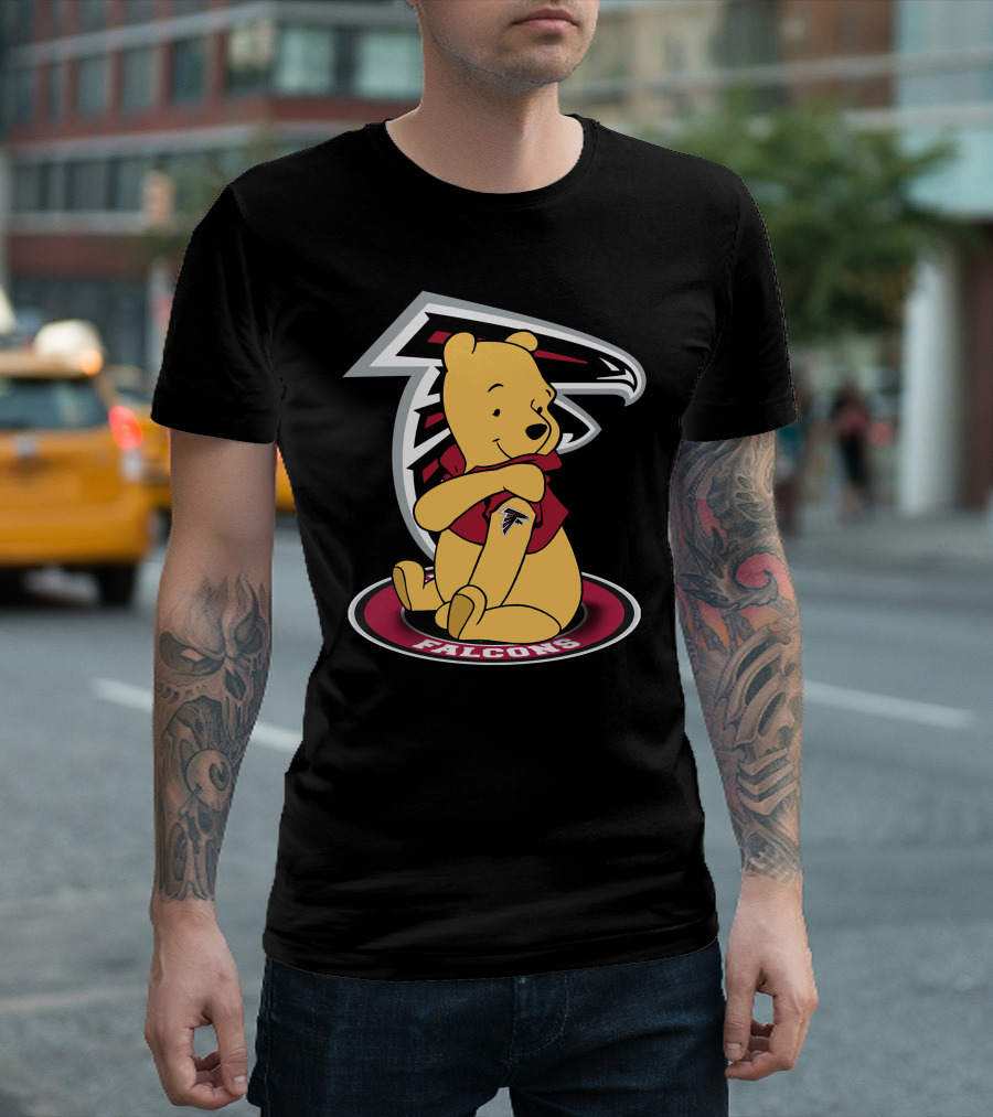 Winnie the Pooh Atlanta Falcons Crossover Fan T-Shirt