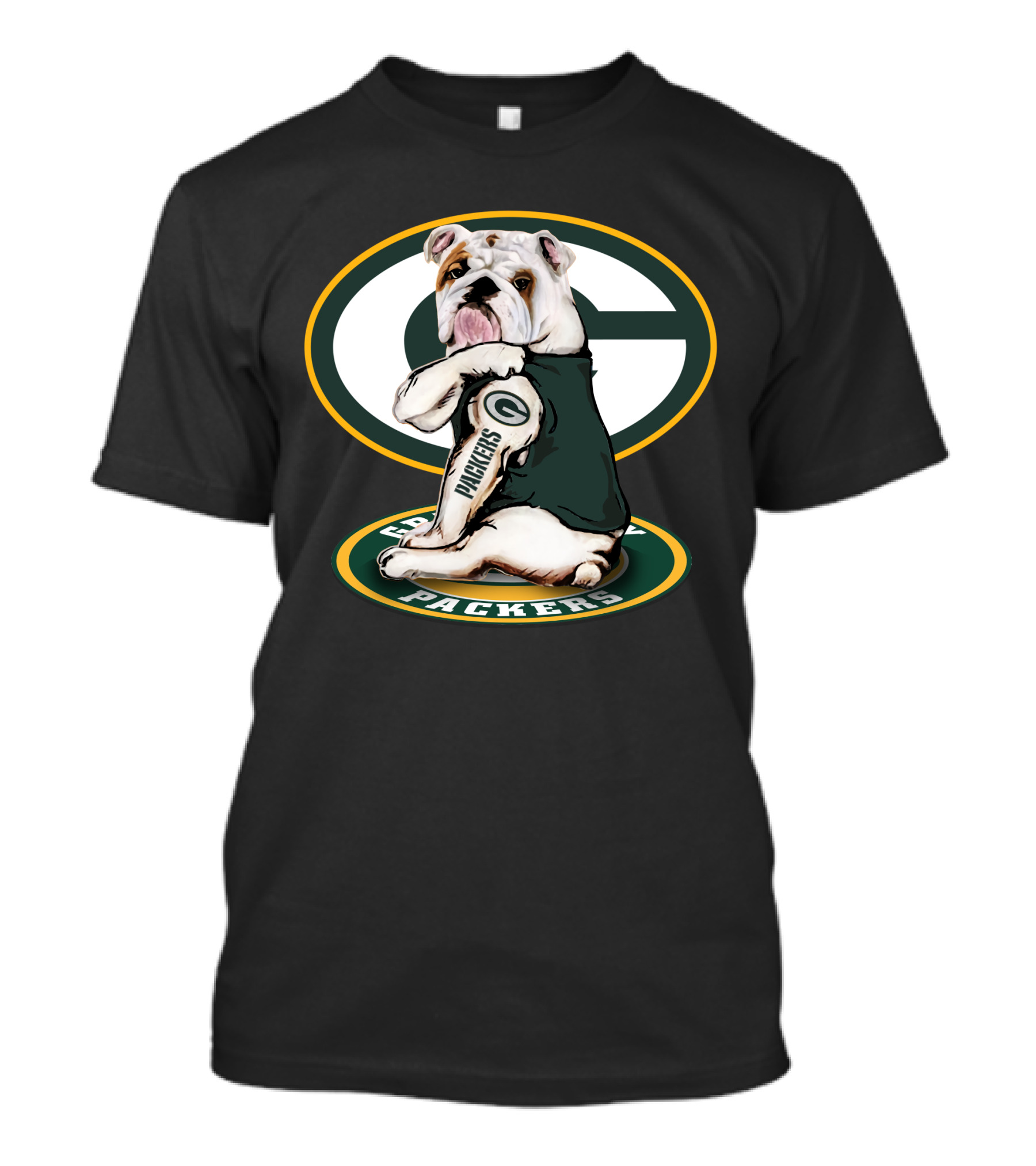 Green Bay Packers Bulldog T-Shirt