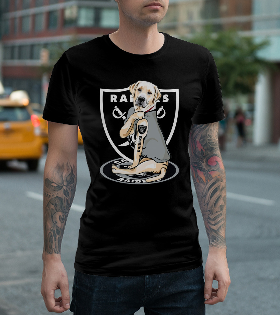 Las Vegas Raiders Labrador Dog Mascot T-Shirt