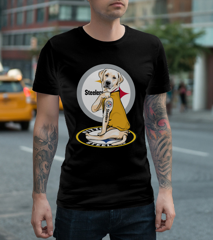 Steelers Labrador NFL Fan T-Shirt