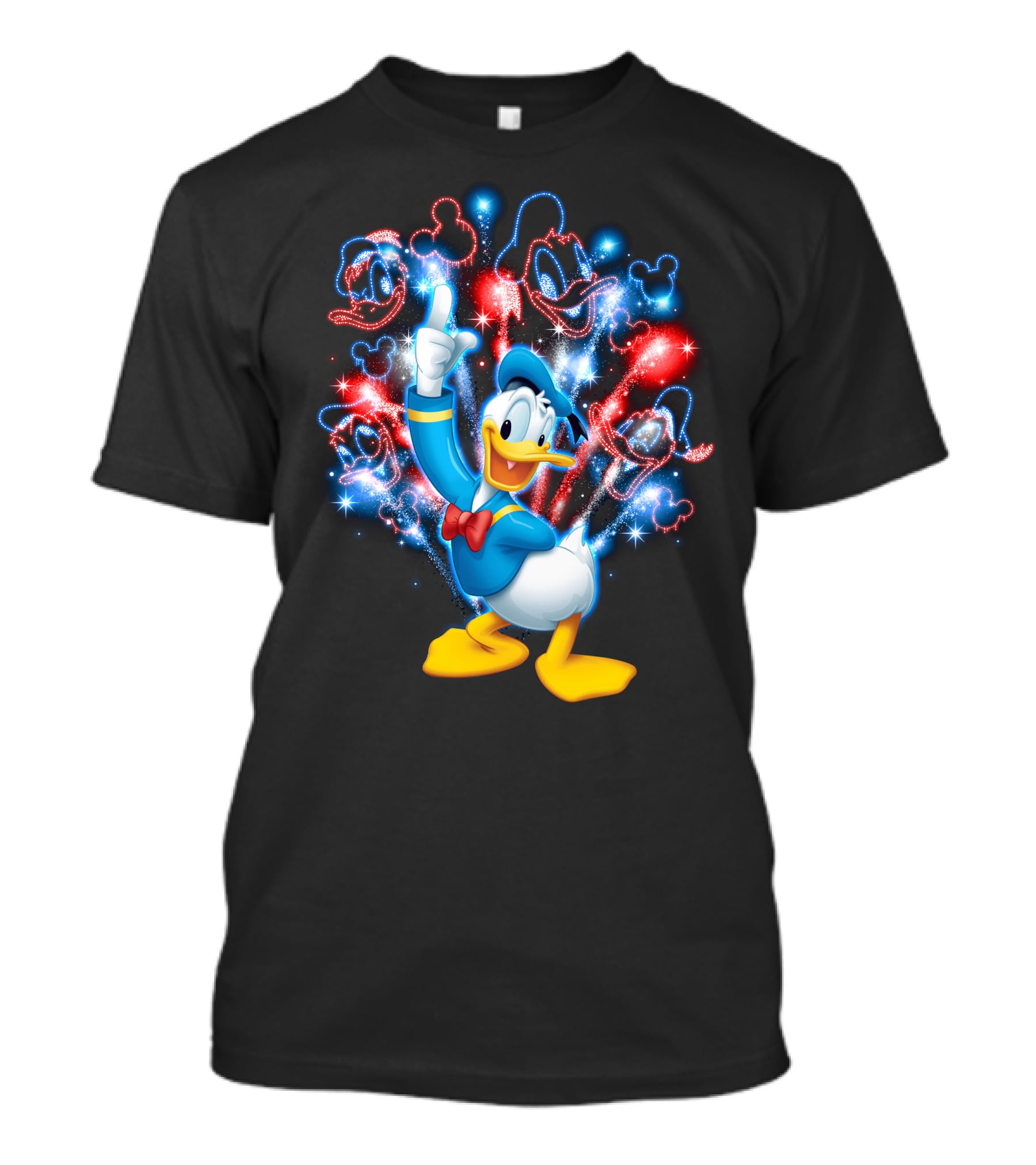 Donald Duck Firework Celebration Disney Magic Burst T-Shirt