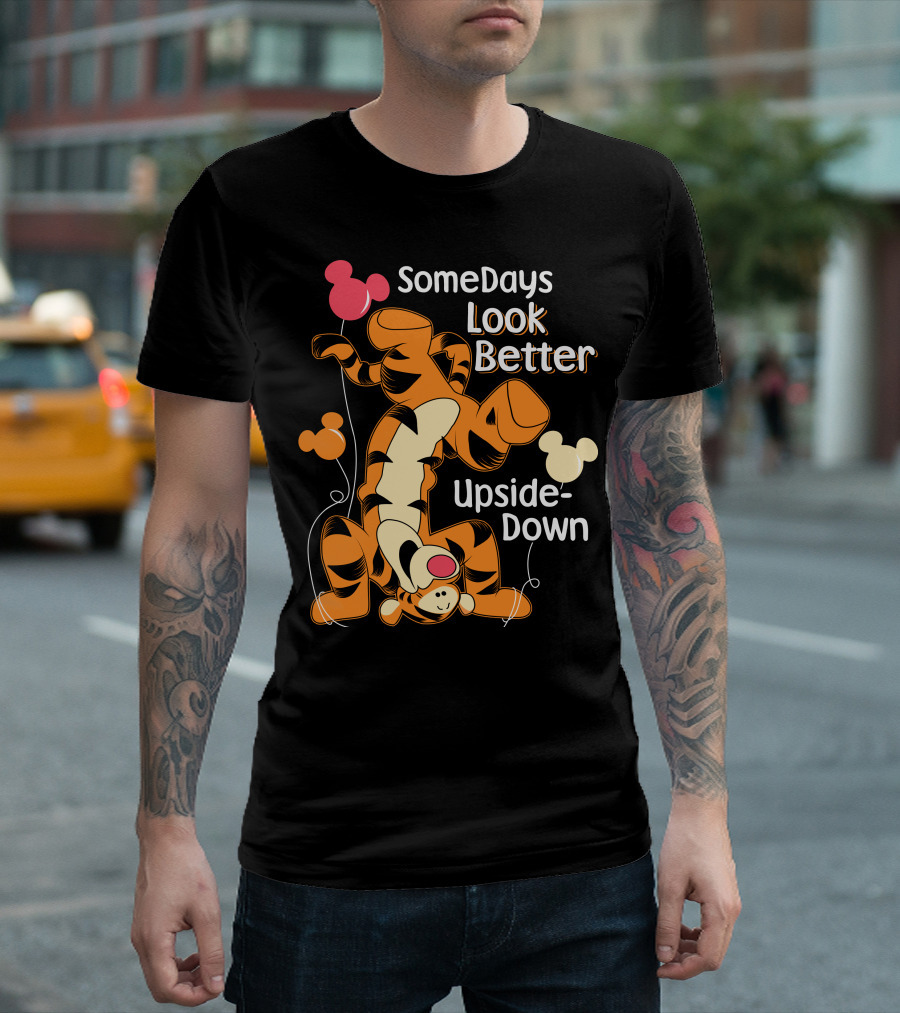 SomeDays Look Better Upside-Down Tigger T-Shirt