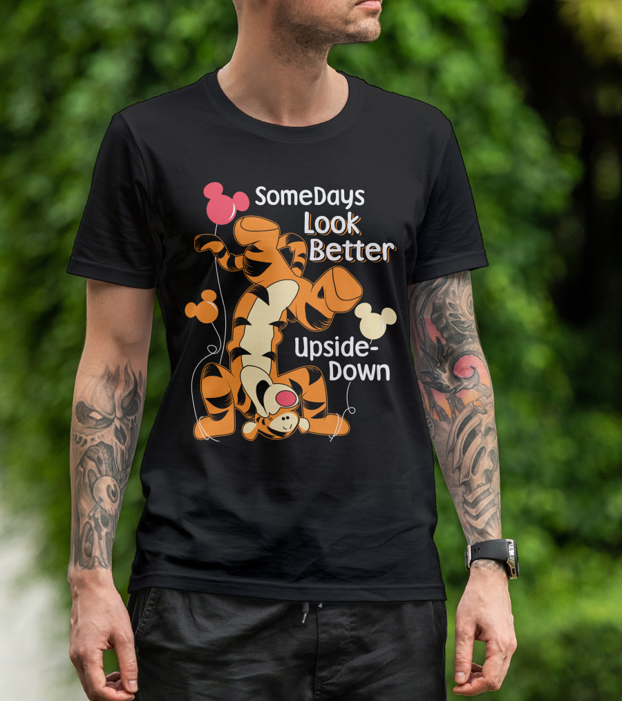 SomeDays Look Better Upside-Down Tigger T-Shirt
