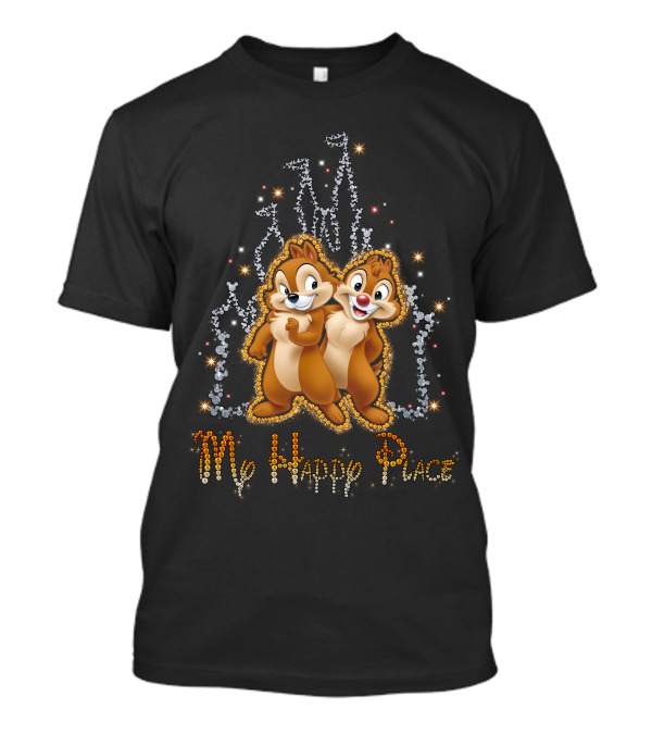 Chip N Dale My Happy Place Sparkling T-Shirt