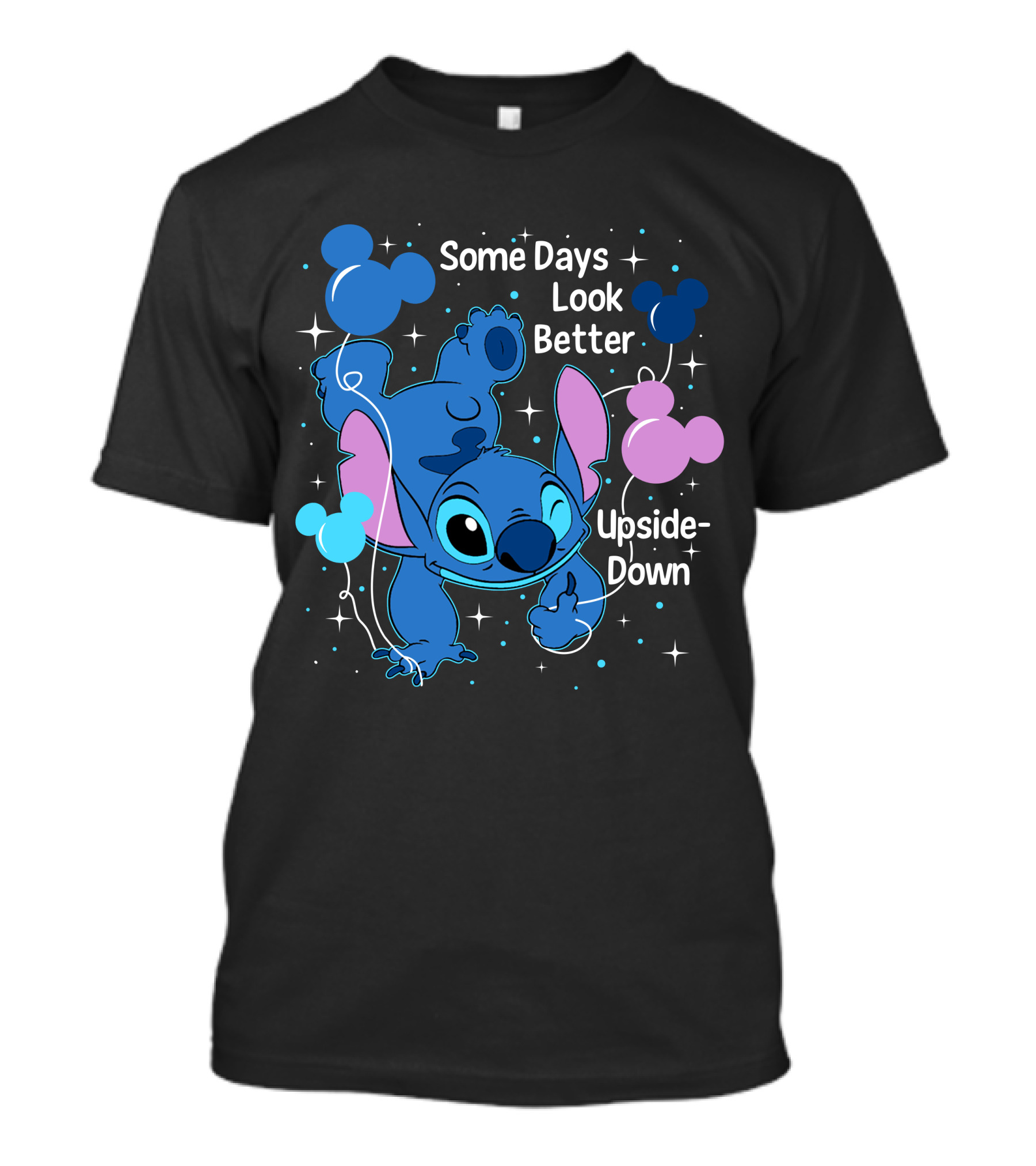 Some Days Look Better Upside Down Stitch Disney T-Shirt