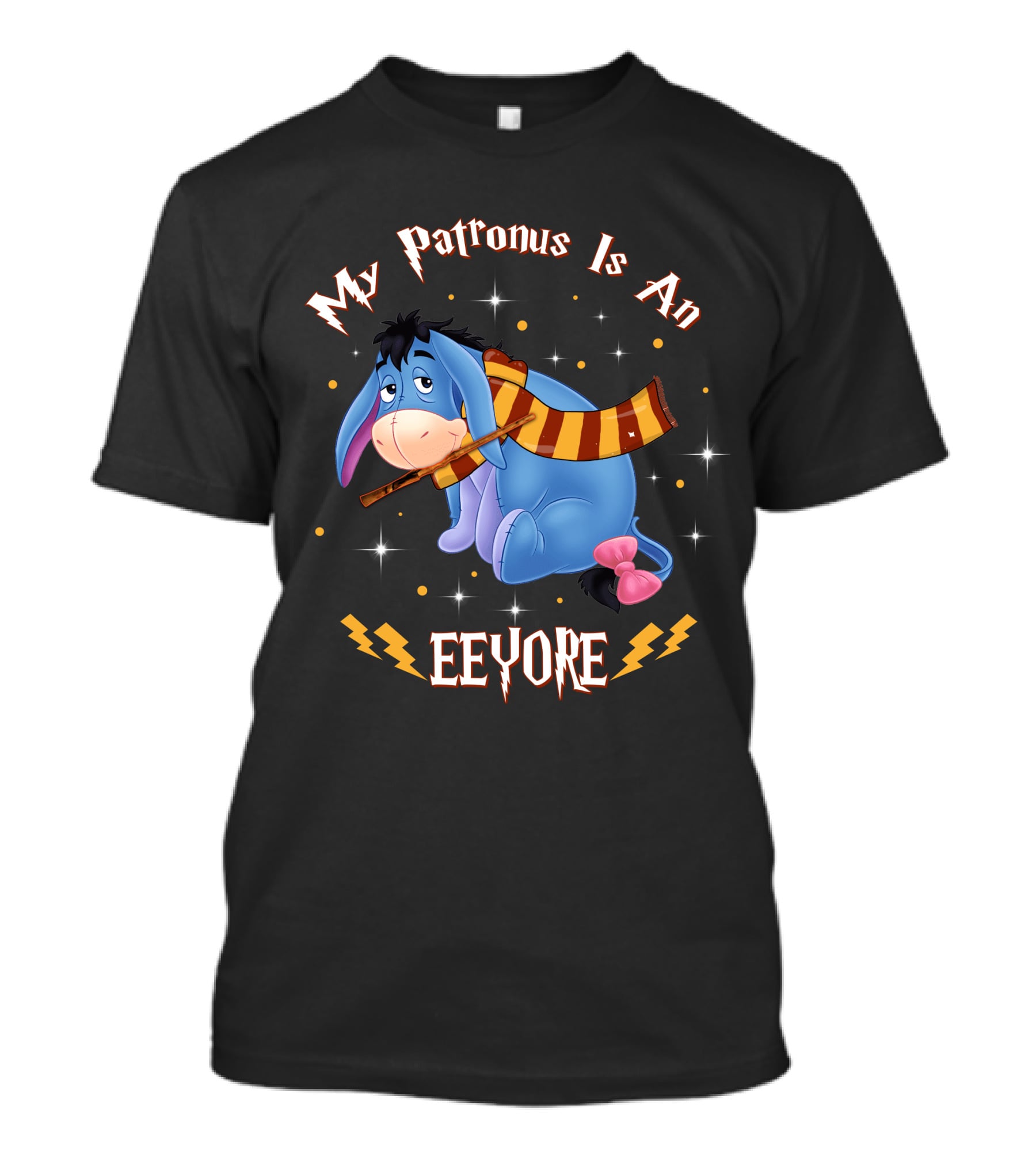 My Patronus Is An Eeyore With Scarf And Stars T-Shirt