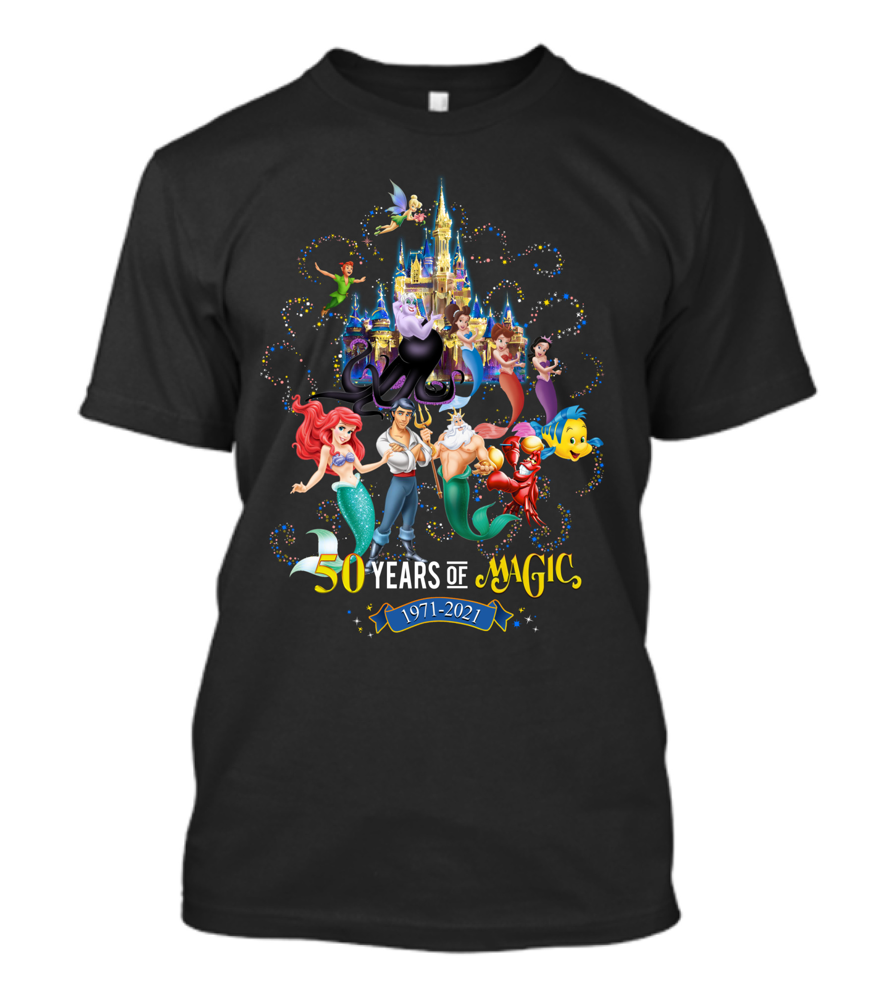 Ariel 50 Years Of Magic Disney 1971-2021 T-Shirt