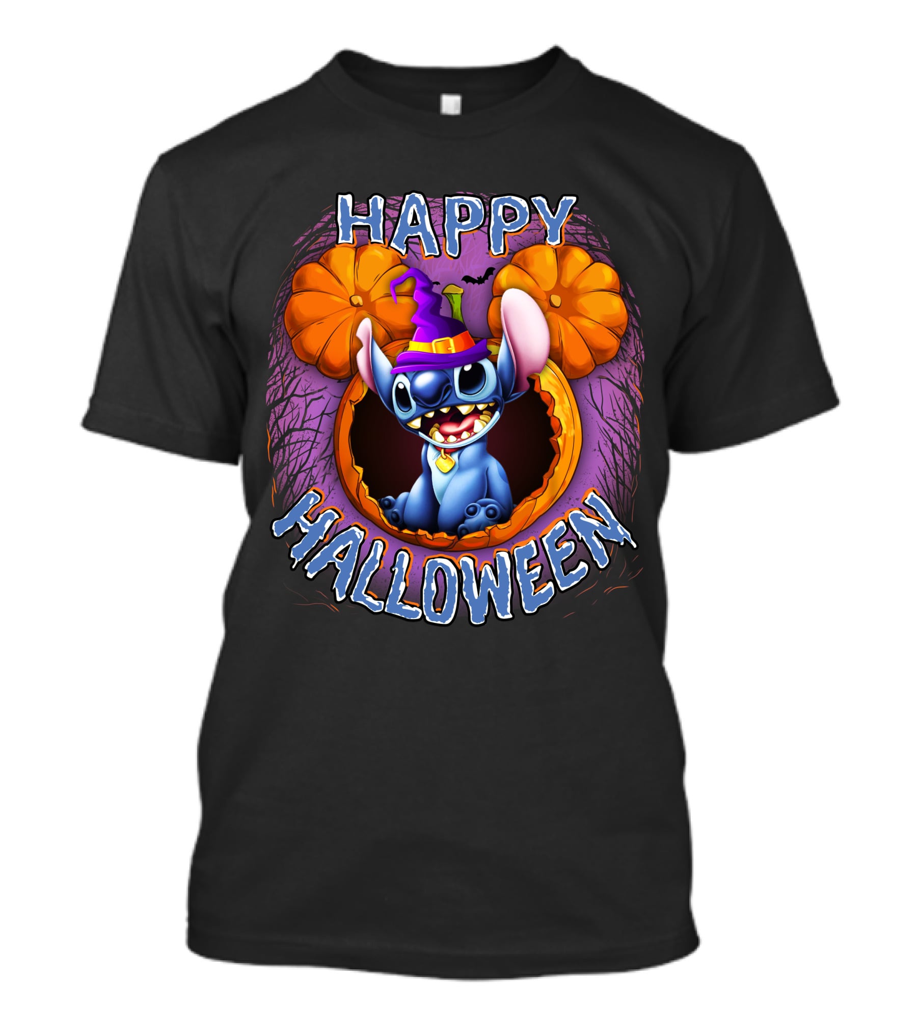 Stitch Happy Halloween Pumpkin Magic T-Shirt